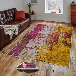 Erbjudande Homefesto Matta 120x180 cm Multifärgad - Textil & mattor