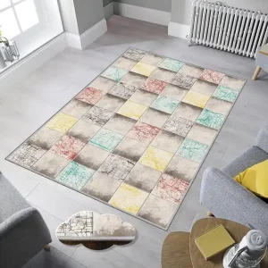 Bästa pris Homefesto Matta 100x200 cm Multifärgad - Textil & mattor