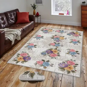 Lägg i varukorgen Homefesto Matta 80x120 cm Multifärgad - Textil & mattor