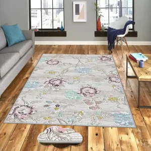 Homefesto Matta 100x150 cm Multifärgad - Textil & mattor Billigare