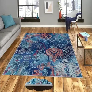 Trygg betalning Homefesto Matta 80x120 cm Multifärgad - Textil & mattor