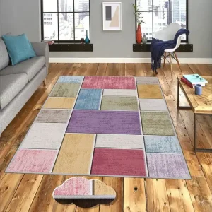 Erbjudandepris Homefesto Matta 80x300 cm Multifärgad - Textil & mattor